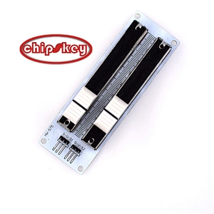 Double-row sliding potentiometer analog sensor  / double linear potentiometer