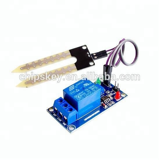 DC 12V soil moisture sensor relay control module Automatic watering of the humidity starting switch