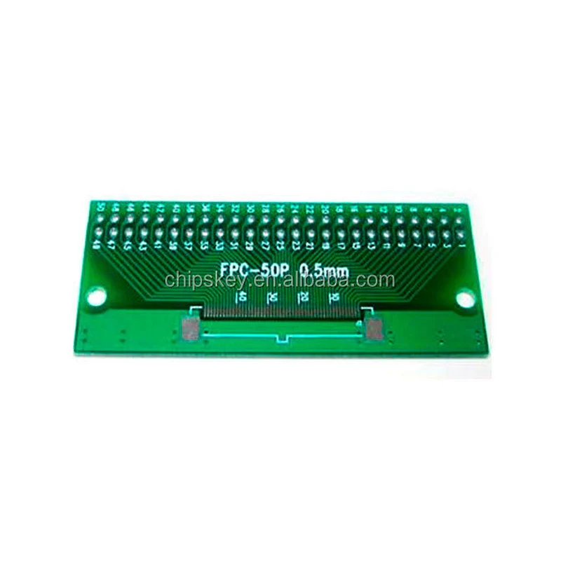 FPC-50P-0.5mm to DIP adapter plate 1mm