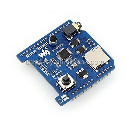Angelelec DIY Open Sources Sensors, Music Shield, VS1053B Audio Play/Record