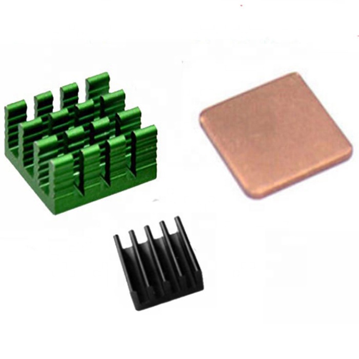 Raspberry Pi 2pcs Aluminum Heat Sink + CPU Copper HeatSink
