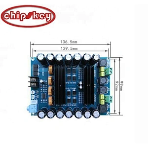 Chipskey XH-M641 DC12V 150W * 2 TPA3116D2 two-channel high-power car amplifier board With boost system