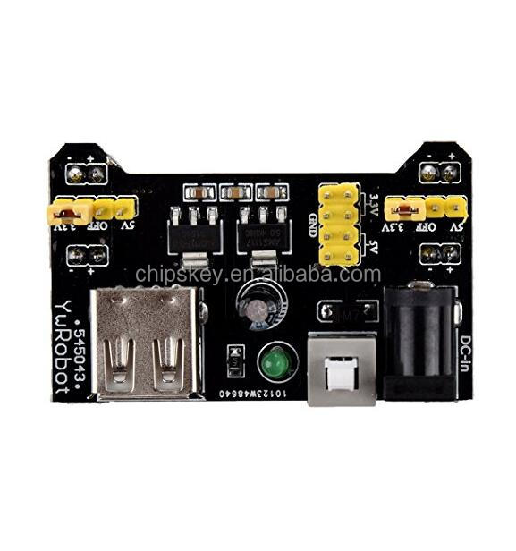Breadboard dedicated power supply module compatible 5V, 3.3V