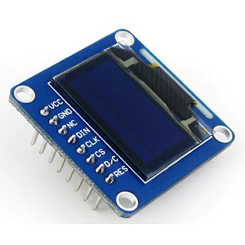 0.96inch OLED (B) Module 128*64 Pixel I2C IIC SPI Straight/vertical Pinheader with Chip Driver SSD1306