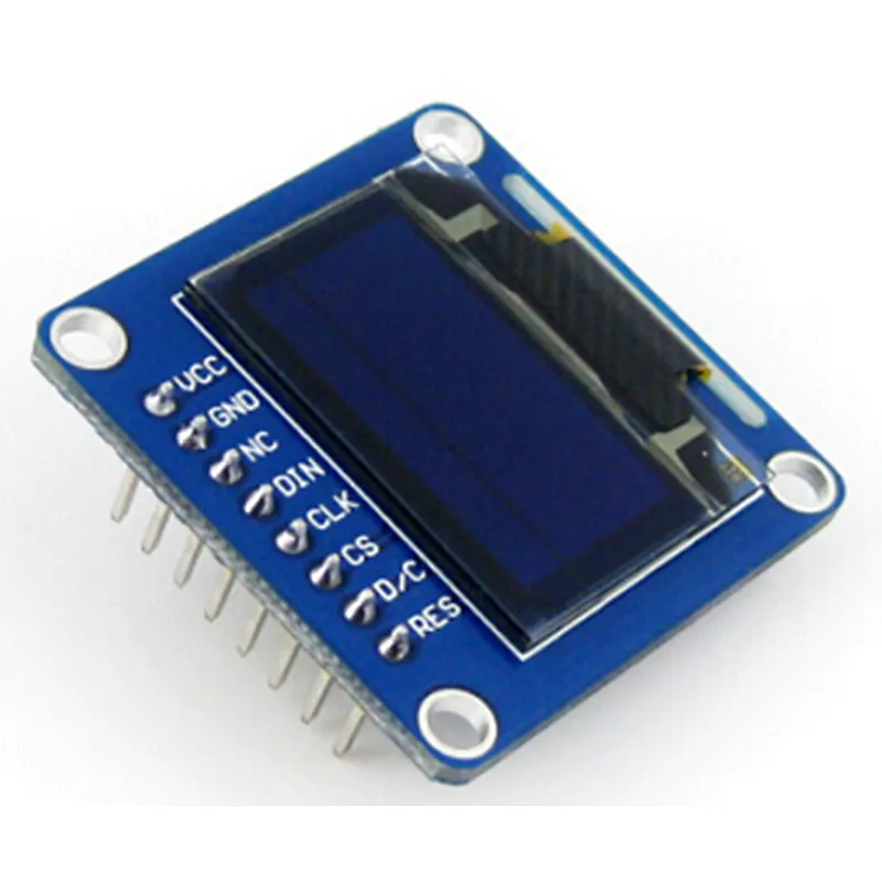 0.96inch OLED (B) Module 128*64 Pixel I2C IIC SPI Straight/vertical Pinheader with Chip Driver SSD1306