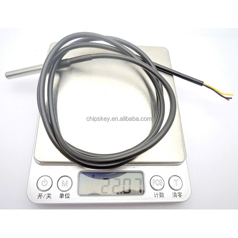 Stainless steel package a waterproof DS18B20 temperature probe temperature sensor 18B2