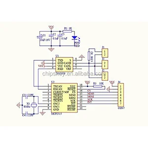MCP2515 CAN Bus Module TJA1050 Receiver SPI Protocol