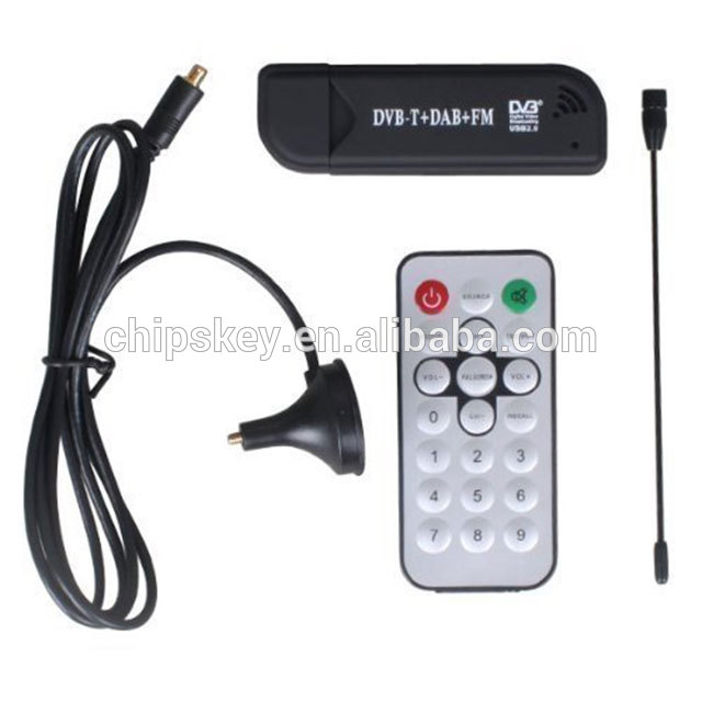 DVB-T DAB FM,RTL2832U & R820T Tuner,Mini USB RTL-SDR & ADS-B Receiver Set,Radio Compatible,MCX Input,Easy Intall,25 - 1700 MHz
