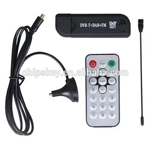 DVB-T DAB FM,RTL2832U & R820T Tuner,Mini USB RTL-SDR & ADS-B Receiver Set,Radio Compatible,MCX Input,Easy Intall,25 - 1700 MHz