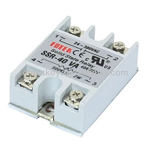 SSR-40VA 40A Metal Base Resistance Regulator Solid State Relay 500 Kohm