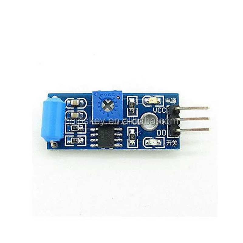 Normally closed type vibration sensor module; alarm sensor module; vibration switch SW-420
