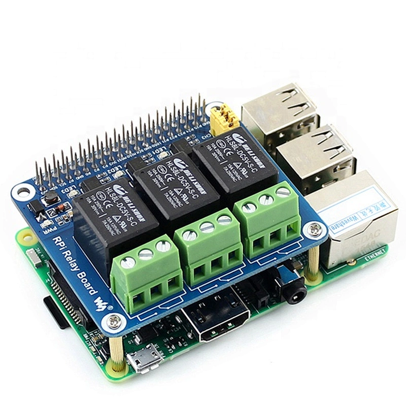 3-Channel 5V Raspberry pi relay Shield Module Extension board Shield for Raspberry Pi A+ B+ 2 B/3B/3B+