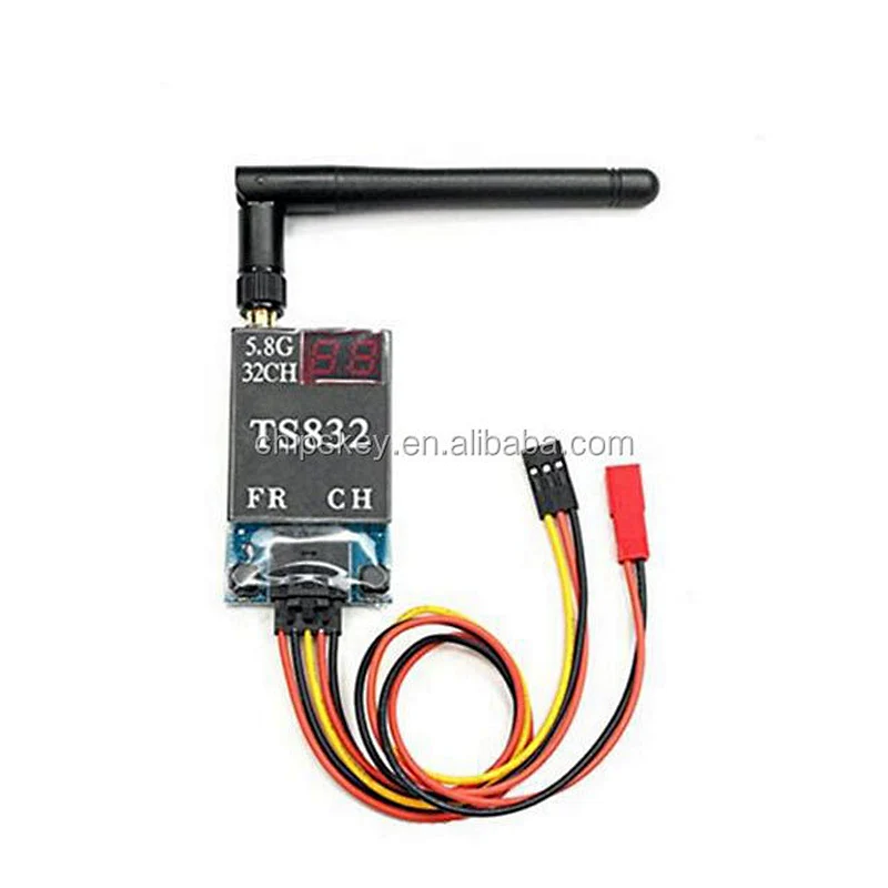 TS835 5V FPV 5.8G 600MW 32CH 7-28V Wireless AV Audio Video Transmitter