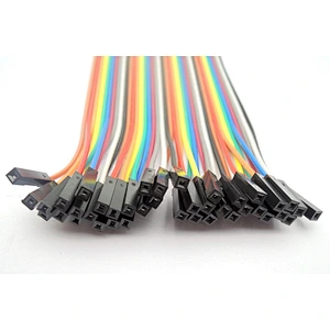 Male to Female 20CM 40P DuPont color cable