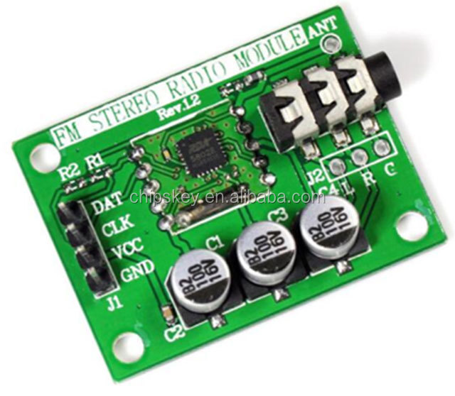 RDA5802E FM FM Stereo Radio Module Development Board