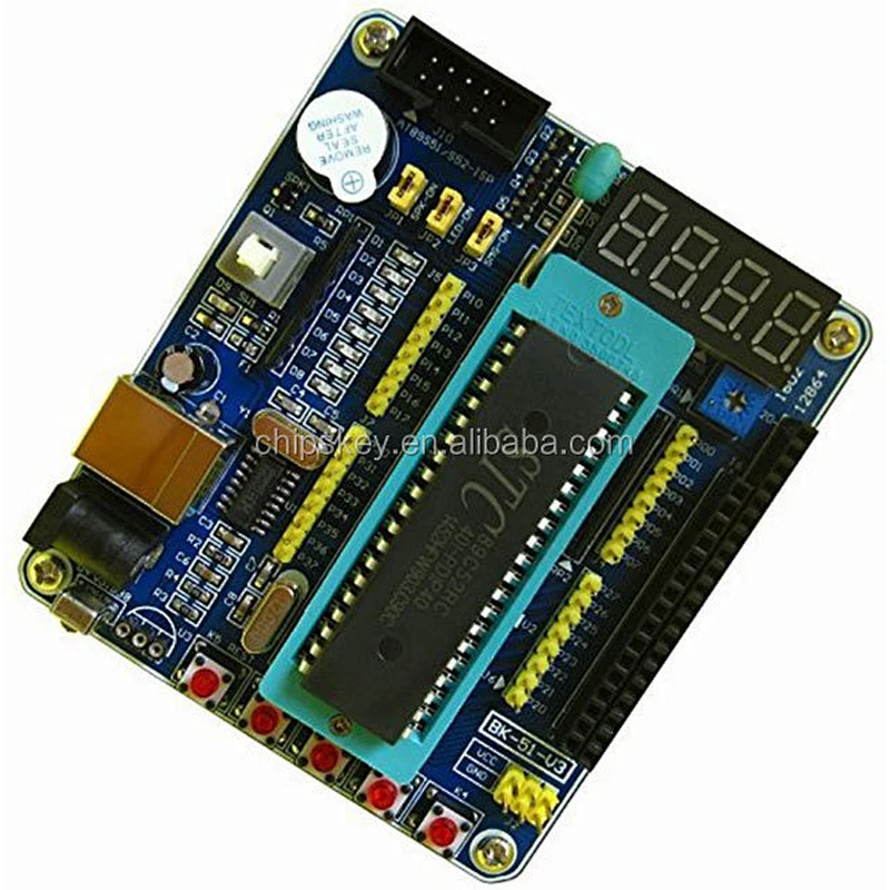 51 MCU Development Board / 51 Minimum System Board / STC89C52 / Smart Car Control Panel
