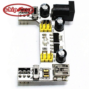 MINI USB , powered via USB and DC  2-Way 5V / 3.3V Breadboard Power Module