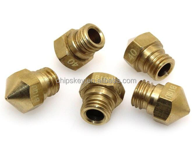 0.4mm Brass Extruder Nozzle Head 1.75mm Filament for 3D Printer