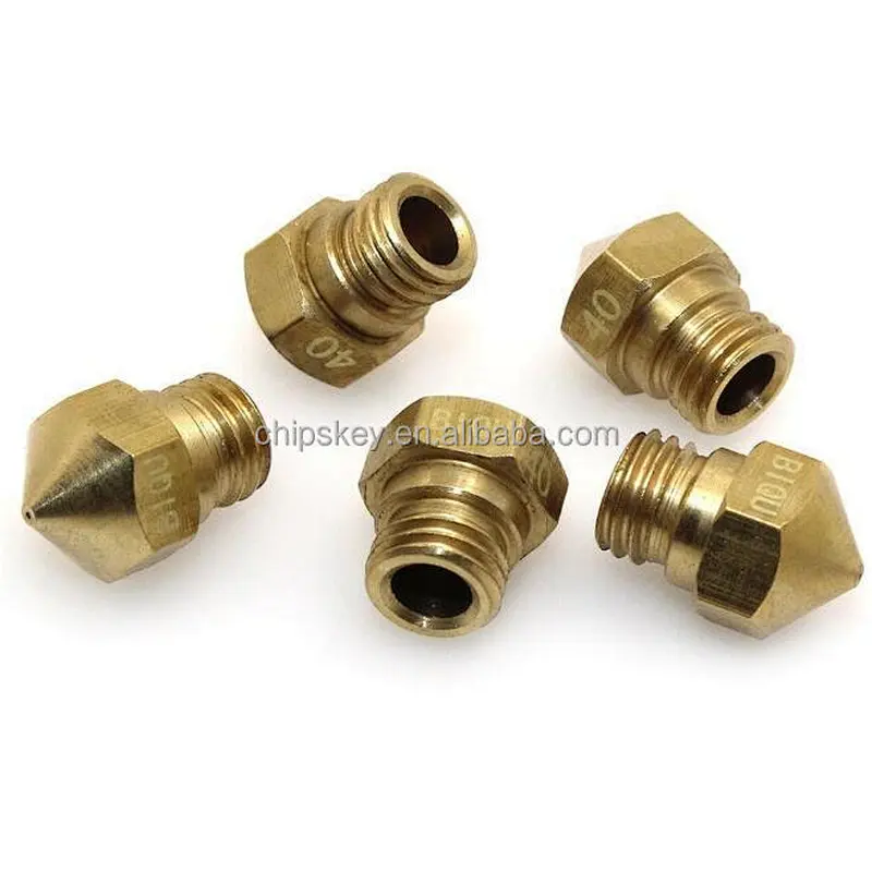 0.4mm Brass Extruder Nozzle Head 1.75mm Filament for 3D Printer