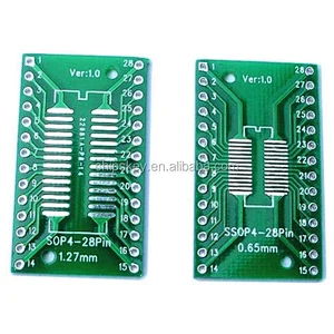 SOP28 SSOP28 TSSOP28 SMD turn-line the DIP 0.65/1.27mm converter adapter board