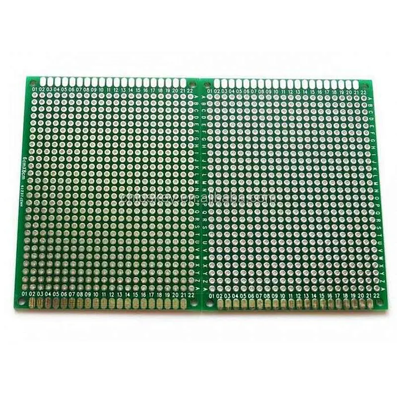 Double Sides, (both sides of the similarities, PTH vias) PCB board / chip the experiment board / bread board 6X8