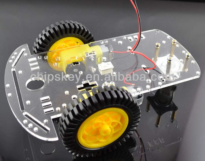 DIY Robot Car Platform with Speed Encoder for Arduinos