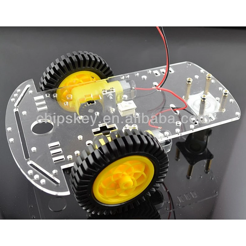 DIY Robot Car Platform with Speed Encoder for Arduinos