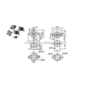 KSD301 250V 10A 80degree Thermal Control
