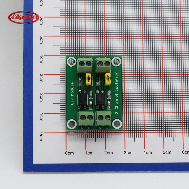 817 optocoupler 2-way voltage isolation board voltage control transfer module drive photoelectric isolation module