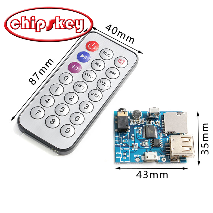 MP3 +WAV+WMA decoder board / lossless decoder board / recording U disk TF card