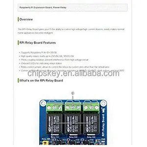 RPi Relay Board 3 Channels 5V