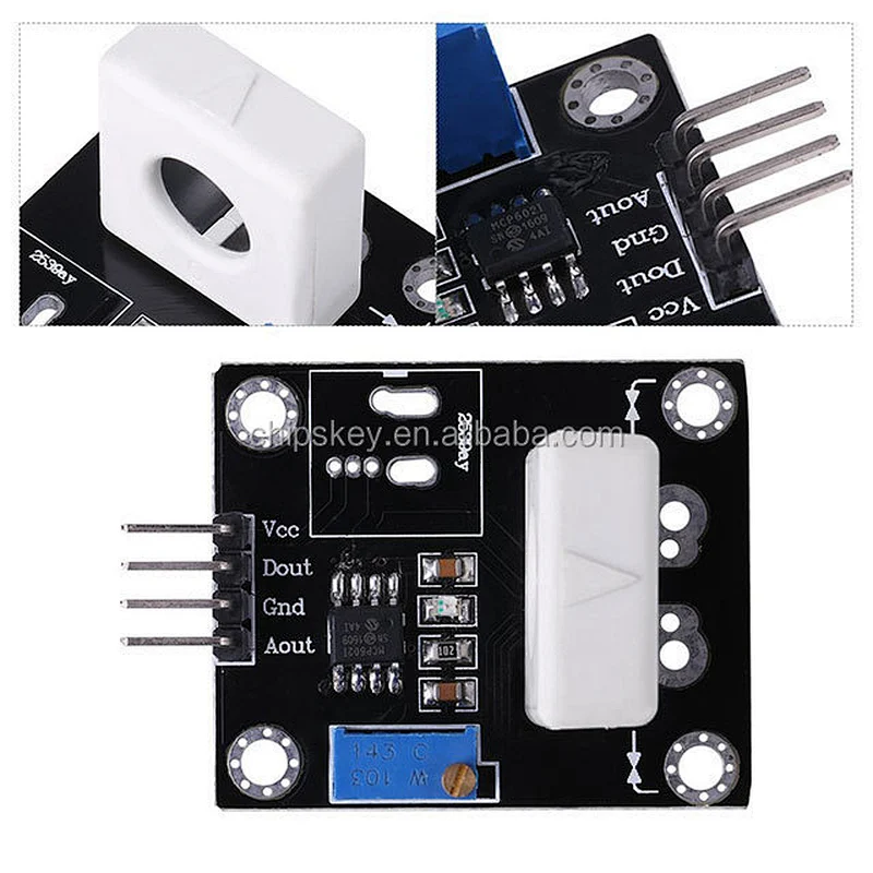 WCS1800 All Current Sensor Over-current Module Detection