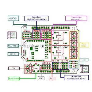 2 Channel Relay XBee BTBee Shield