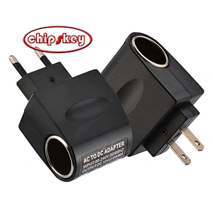 Car charger socket 220V to 12V 0.5A car power converter (AC / DC)   EU Plug
