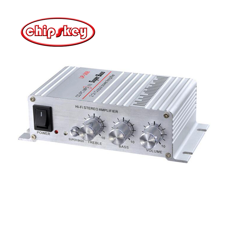 LP-268 Auto Moto MP3 MP4 Hi-Fi Audio Stereo Mini Amplifier 12V 2A