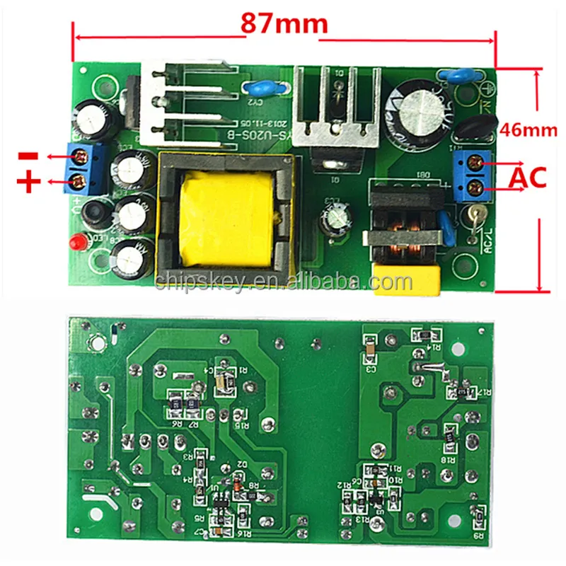 12V2A isolated switching power supply board module, built industrial power supply, LED bare board power