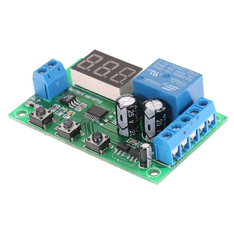 0-10A DC Current Detection Sensor Module Delay Time Relay Control Switch 12V