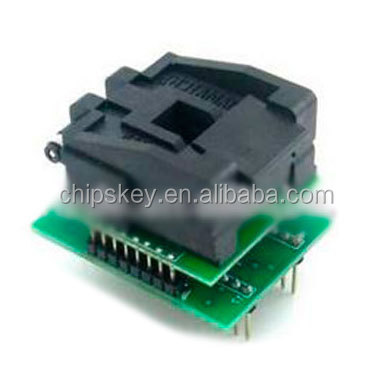 PLCC32 to DIP32 IC Test Socket Adapter Block, conversion seat clamshell