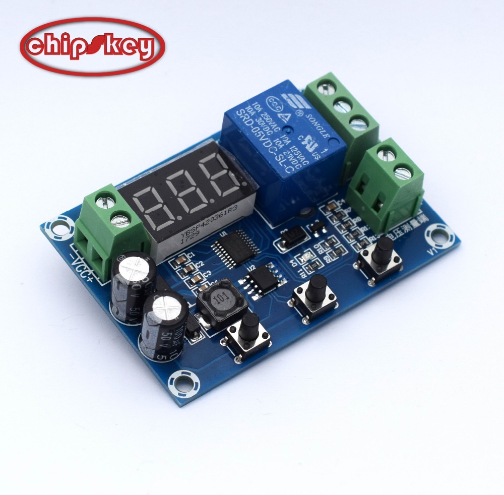 XH-M608 battery charge and discharge module integrated voltmeter undervoltage and overvoltage timing charge and disch