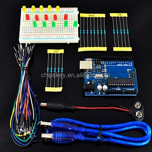Development Board + breadboard 400 point + LEDs Starter Learning Kit ( 2 )