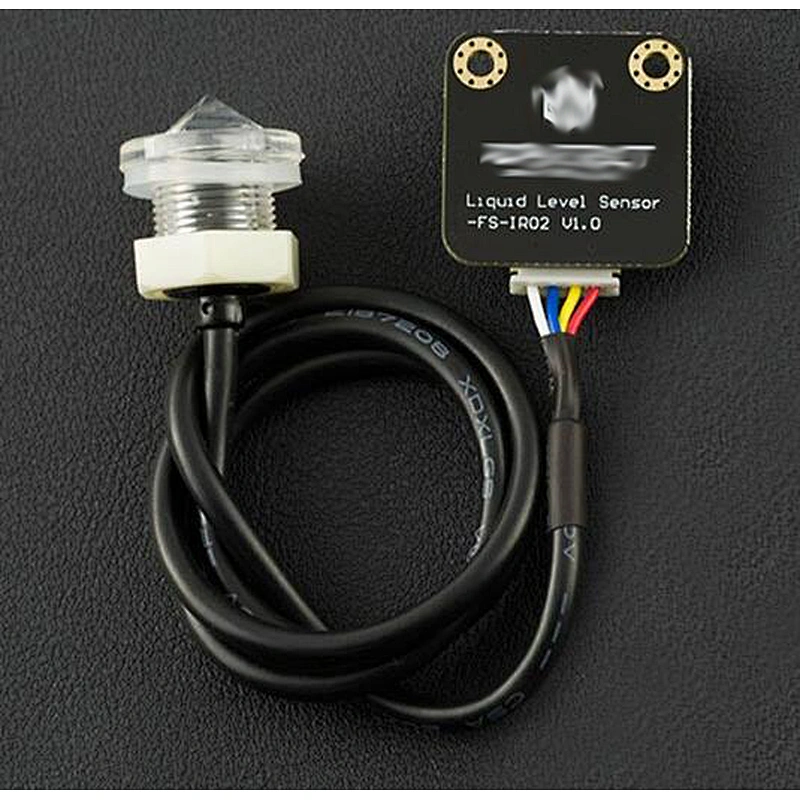 Liquid level sensor, contact type photoelectric power consumption with low sensitivity, liquid level detection