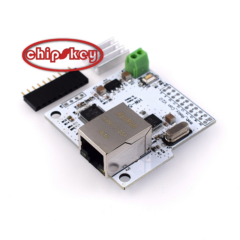 8 way W5100 network control switch / 5V network relay module