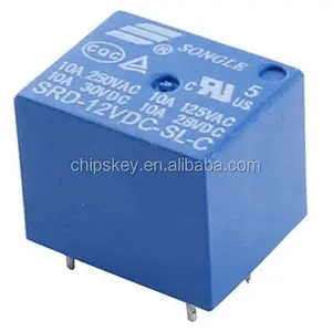 SRD-12VDC-SL-C Songle relay T73-12V 5pins