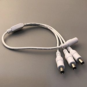 Chipskey White DC5.5*2.1MM one minute three power cord 12V one - three