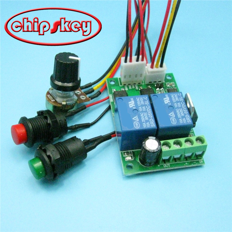 PWM DC motor speed controller / 6V12V24V positive and negative switch / electric push rod motor controller button