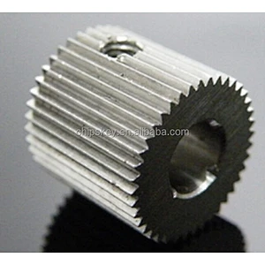 Outside diameter:12mm Hole:8mm 40 Tooth MK7/MK8 Stainless steel Wire Feed Gear for 3D Printer / Extruder