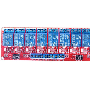8 Channel 5V/9V/12V/24V relay with Optcoupter, each Channel can cutover high/low Level For Arduinos