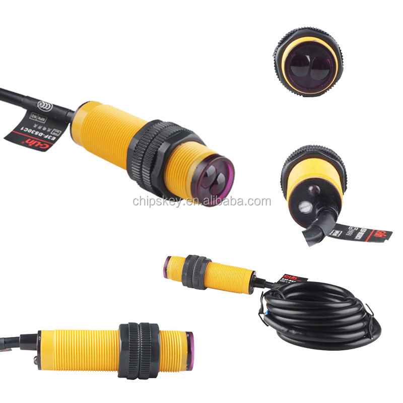E18-D80NK; infrared obstacle avoidance sensor; 3-80cm adjustable; proximity switch; smart car