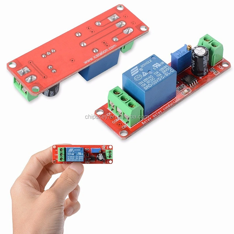 12V Delay Timer Monostable Switch Relay Module NE555