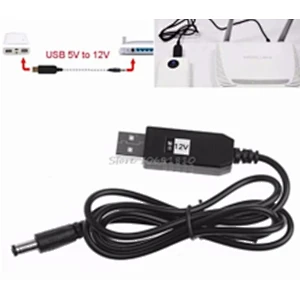 USB boost line DC TO DC 12V charging treasure 5V boost 12V module 12V interface 5.5*2.1MM